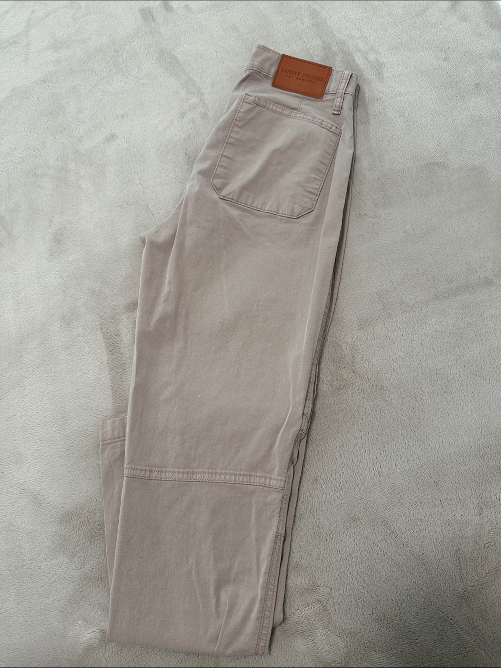 Lucky Brand Womens Light Taupe Chinos